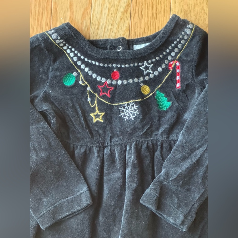 Vintage Flapdoodles Embroidered Christmas Dress (24m) - Picture 2 of 4